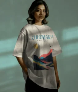 "Chhohara Valley"- Women's Oversized T-Shirt