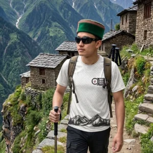 "Way Back Roots" - Men's AOP Hiking T-Shirt