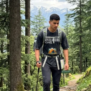 "OVERLANDING"- Men's Acid Washed Oversized Tee